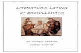 Temario de literatura latin 2 curso 17 18