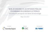Estudio: ¿cómo está Colombia en gobierno electrónico?