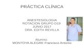 Practica clinica anestesiologia con dra Revilla Edith, alumno montoya alegre francisco antoni opdf