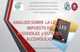 Presentacion analisis sobre la ley de alcohol y bebidas alcoholicas. 27 11-2.016