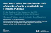 Presentación Argentina - Encuentro programación: Fortalecimiento de la Eficacia Eficiencia y Equidad, 2011 / Guillermo Bellingi, Jefatura de Gabinete de Ministros de la Nacion (Argentina)