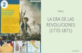 Presentación tema 2: La era de las revoluciones (1770-1871)