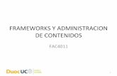 Frameworks y administracion de contenidos