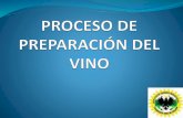 Proceso de preparación del vino