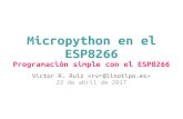 MicroPython en el ESP8266