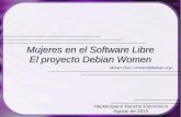 Mujeres en el Software Libre: El proyecto Debian Women (2015)