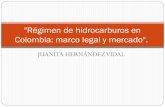 Regimen de hidrocarburos en Colombia: Marco Legal y Mercado