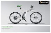 smart electric bike · PDF fileen cada pedalada dispones del apoyo del motor eléctrico para tener la energía necesaria con la que llegar ... La smart electric bike se entrega de