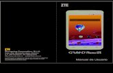 Manual de usuario del teléfono ZTE Grand Memo LTEzte.es/soporte/libre/grand_memo/manual/Grand_Memo_Quick_Start... · 7 Manual de usuario del teléfono ZTE Grand Memo LTE Carga de