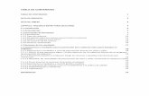 TABLA DE CONTENIDOS - indh.cl · PDF file2014 de la Asamblea General, que establece la necesidad de una preocupación especial por la prevención del acoso entre ... pares”, no sólo