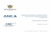 Análisis de alternativas de diseño para la subasta de ... · PDF fileComisión de Regulación de Comunicaciones – República de Colombia Análisis de alternativas de diseño para