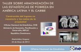 TALLER SOBRE ARMONIZACIÓN DE LAS · PDF filemediante las Encuestas de Fuerza de Trabajo (EFT) del Banco Central de la República Dominicana: Propuesta metodológica y resultados 2000