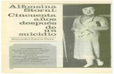 Alfonsina Storni: Cincuenta anos después de un suicidioN46~P104... · con el mar. A la mañana siguiente es hallado el cuerpo ahogado de la poetisa argentina Alfonsina Storni. ...