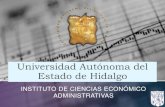 Universidad Autónoma del Estado de Hidalgo · PDF file• Julio –Diciembre del 2014 Clasificación de los costos. ... Clasificación de costos, gastos, tipos de costos, Contabilidad