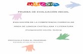 ÁREA DE LENGUA CASTELLANA Y LITERATURA …servicios.educarm.es/udicom/evalua/compesc.pdf · prueba de evaluaciÓn inicial evaluaciÓn de la competencia curricular Área de lengua