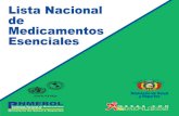 LISTA NACIONAL DE M E -  · PDF fileEmail: jvillena@mail. megalink.com La Paz, Bolivia Junio, 2003. ... de Bolivia, el Ministerio de Salud y Deportes presenta la Lista Nacional de