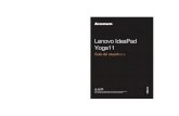Lenovo IdeaPad Yoga11 - static.highspeedbackbone.netstatic.highspeedbackbone.net/pdf/Lenovo YOGA... · V1.0_es-ES Lenovo IdeaPad Yoga11 Lea los avisos de seguridad y las sugerencias