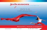 Catalogo def johnson - · PDF file2 Garantía Garantía total 2 años Garantía compresor 5 años Diseño etiqueta energética Condiciones de pruebas para la Capacidad radiada (Pdesign