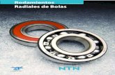 Clasificación/ Radiales de Bolas Rodamientos Radiales de ... - NTN · PDF fileTipos de Sellos más comunes en rodamientos radiales de bolas NTN: ZZ – Son deflectores metálicos