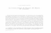 La coraza griega de bronce, del Museo de Granada · PDF fileLa Coraza Griega de Bronce, del Museo ... doble curvatura en omega de los senos, ... 11 En la escritura lineal B parecen