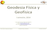 Geodesia Física y Geofísica - jfvc.files. · PDF fileinpage.gif , 2012 Prof: José Fco Valverde Calderón Geodesia Física y Geofísica I semestre de 2014. Primeras ideas! Aproximación!