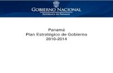 Panamá Plan Estratégico de Gobierno 2010-2014 · PDF fileContenido 2 3 1 Estrategia económica y social Plan quinquenal de inversiones Programación financiera 4 Plan estratégico