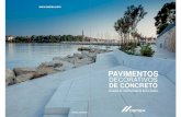 PAVIMENTOS DECORATIVOS DE CONCRETO - cemex.es · PDF file450 m3 de concreto en pavimento de 10cm de espesor que ofrece durabilidad y estética Estación Litoral Vieux Boucau, FRANCIA
