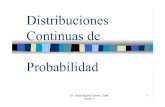 Distribuciones Continuas de Probabilidad - ? ‚ Distribuciƒ³n Continua de Probabilidad ... Se desea encontrar un millaje tal que la probabilidad de que la variable aleatoria