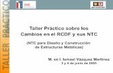 Taller Práctico sobre los Cambios en el RCDF y sus NTCvamsa.biz/imgweb/NTC-em.pdf · Taller Práctico sobre los Cambios en el RCDF y sus NTC (NTC para Diseño y Construcción de