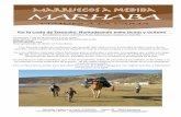 Por la costa de Essaouira. Nomadeando entre dunas y océanomarhabaviatges.com/files/Essaouira senderismo 2016.pdf · camellos, responsables de transportar durante el viaje la comida,