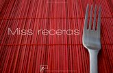Miss recetas 1.0 - chefuri.netchefuri.net/usuarios/download/missrecetas/MissRecetasv.1.0.pdf · Indice de recetas Pasta & Arro 2z Rigatoni alla carbonara Bucatini alla amatriciana