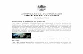 ACTIVIDADES CULTURALES CHILE EN EL · PDF filepoesía de Jorge Teilleir, ... cinta promocional “Come to feel The Patagonia ... El Presidente Sebastián Piñera y su esposa Cecilia
