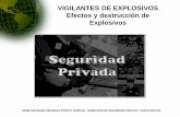 VIGILANTES DE EXPLOSIVOS Efectos y destrucción de …jaimegranada.com/pdf/EFECTOS Y DESTRUCCION DE EXPLOSIVOS (te… · son de explosivos o accesorios inservibles, ... calculando