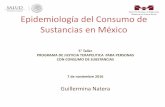 Epidemiología del Consumo de Sustancias en México - · PDF fileterapia Psicoterapia ... de las relaciones personales como puede ser la pareja, ... 1 diapositiva . 12 . De acuerdo
