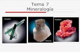 1 Tema 7 Mineralogía - Ingenieros de Caminos, Canales y ...caminos.udc.es/info/asignaturas/grado_itop/113/pdfs/Mineralogia 1.pdf · La Tabla Periódica de los Elementos ... hexagonal