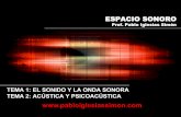 Espacio Sonoro - El sonido y la onda sonora - Acústica y ...alumnos.pabloiglesiassimon.com/leccionessonido/... · y las que mejor oímos son las frecuencias medias. ... sistemas