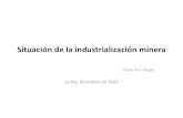 La Paz, diciembre de 2013 - cedla.org · PDF file–Problema con la planta generadora de oxígeno para el horno Kivcet detiene operaciones a las 3 semanas