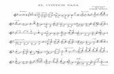 Jorge - El Condor... · EL Lento CONDOR 1 PASA Tradi tional Arr. by JORGE MOREL o poco rall. o 1 3 3 3 3 2 3 rit. poco rite rall. Cll 8 attaca