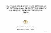 EL PROYECTO FONER Y LAS EMPRESAS DE · PDF fileEn el caso del Perú, la tecnología fotovoltaica viene siendo implementada fundamentalmente a nivel de zonas rurales aisladas ( a partir