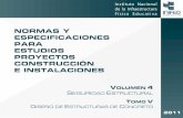 NORMAS Y ESPECIFICACIONES PARA ESTUDIOS · PDF fileNORMAS Y ESPECIFICACIONES PARA ESTUDIOS PROYECTOS CONSTRUCCIÓN ... 2.1 Hipótesis para la obtención de resistencias de diseño