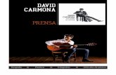 David CARMONAdavidcarmona.com/wp-content/uploads/2017/03/dossier-prensa.pdf · el flamenco. Durante los últimos años David Carmona ha estado inmerso en la grabación de su nuevo