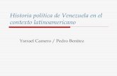 Historia política de Venezuela en el contexto ... · PDF fileirrupción en la historia. Sobre la categoría del andinismo: especificidad de los Andes venezolanos. El ocaso del caudillismo