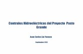 Centrales Hidroeléctricas del Proyecto Pasto Grande - · PDF fileContenido • Aspectos que llevaron a retomar el desarrollo de las CC.HH. del Proyecto Pasto Grande • Análisis