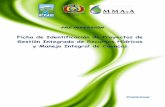 Ficha de Identificación de Proyectos de Gestión Integrada ... · PDF fileFicha de Identificación de Proyectos de Gestión Integrada de Recursos Hídricos y Manejo Integral de Cuencas