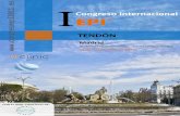 1 IEPI - Fisioterapia, nutrición, podología, actividad ...blog.fisaude.com/documentacion/I Congreso Internacional EPI Tendon.… · el avance de la fisioterapia en el ámbito clínico