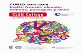 CURSO 2017-2018 Inglés, francés, alemán, italiano ...clencollege.com/wp-content/uploads/2017/05/Cursos-2017-2018-niños... · CURSO 2017-2018 Inglés, francés, alemán, italiano,