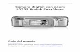 Cámara digital con zoom LS753 Kodak EasyShareresources.kodak.com/support/pdf/es/manuals/urg00242/LS753_GLB_e… · Procedimientos iniciales 4 ES Seguridad y manejo de las pilas Evite