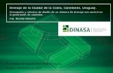 Presentación de PowerPoint - · PDF fileDrenaje de la Ciudad de la Costa, Canelones, Uruguay. Concepción y criterios de diseño de un sistema de drenaje con control en la generación