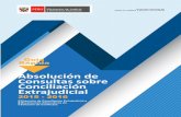 Absolución de Consultas sobre Conciliación Extrajudicial A-DE... · PDF filerequisito para interponer la demanda? ... ¿Es materia conciliable el mejor derecho de propiedad? ...