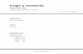 Fuga y misterio -  · PDF file  Fuga y misterio Ástor Piazzolla Arreglo para Cuarteto de cuerdas Arr.: Coco Nelegatti DURACION ca. 4,5 minutos NIVEL + + + + + PAGINAS (22)